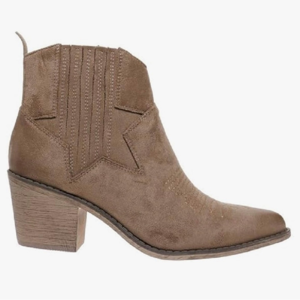Pierre Dumas light Brown‎ Ankle Booties women’s size 10